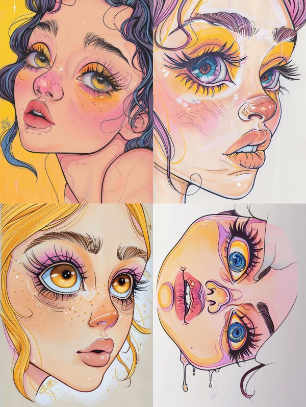 Vibrant Visions of Ethereal Beauty