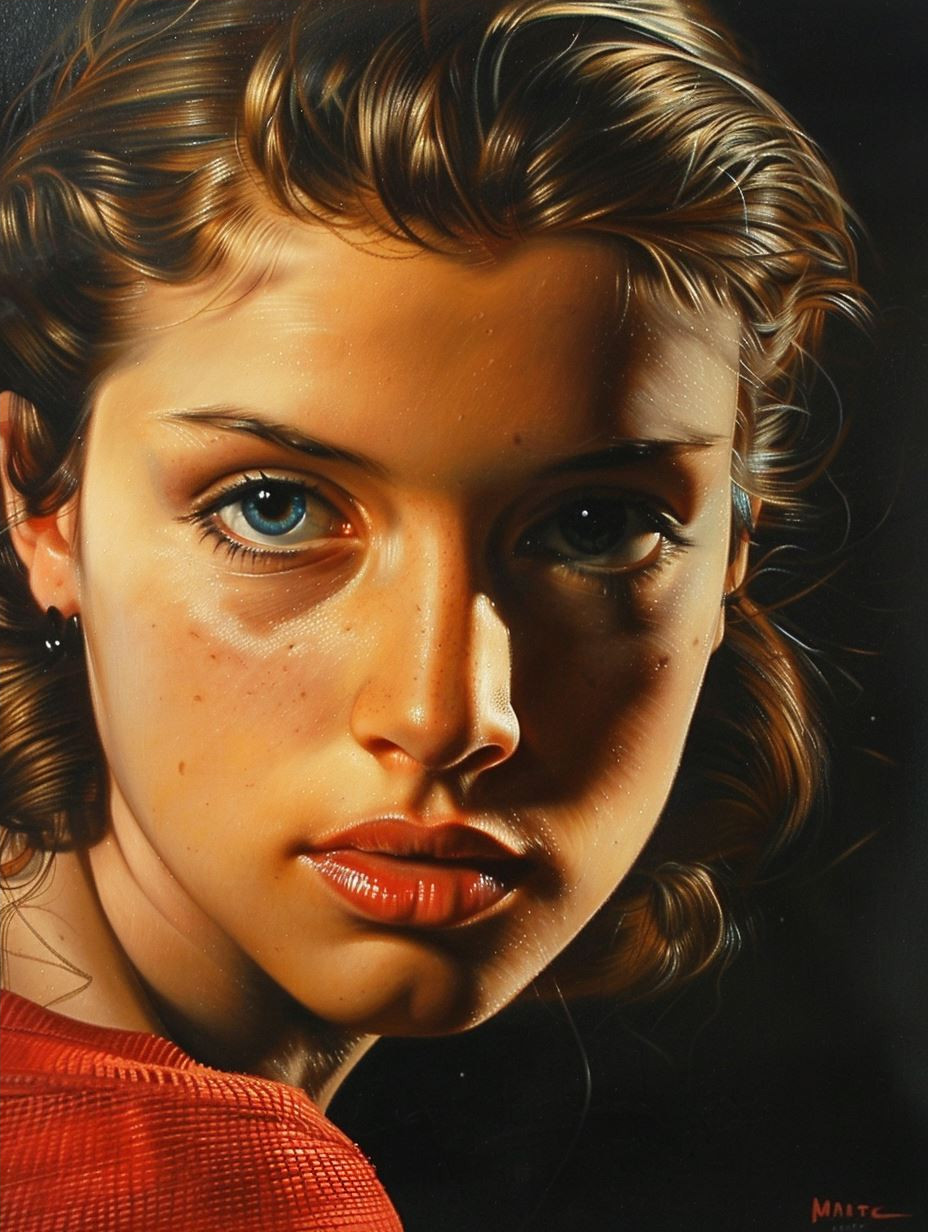 Hyper-Realistic Gaze of Desire - Image 4