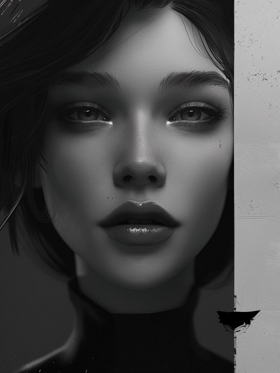 Noir Elegance Cinematic Portraits - Image 3