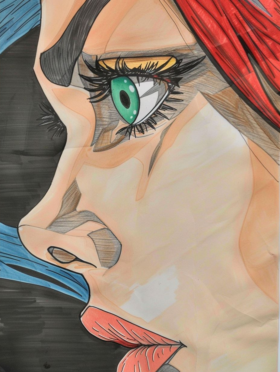 Expressive Female Portrait Studies - Image 2