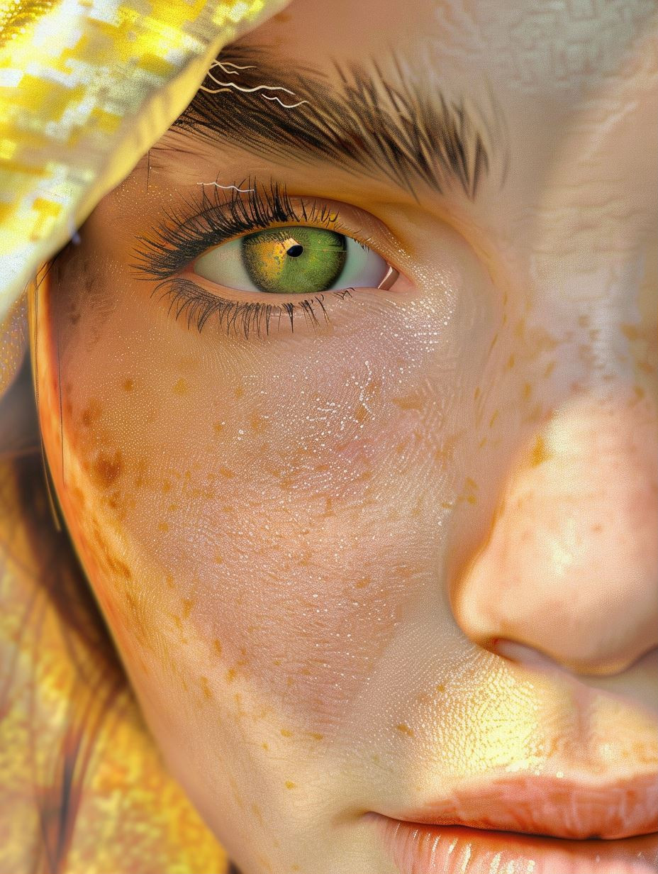Golden Gaze: Ethereal Portraits - Image 1