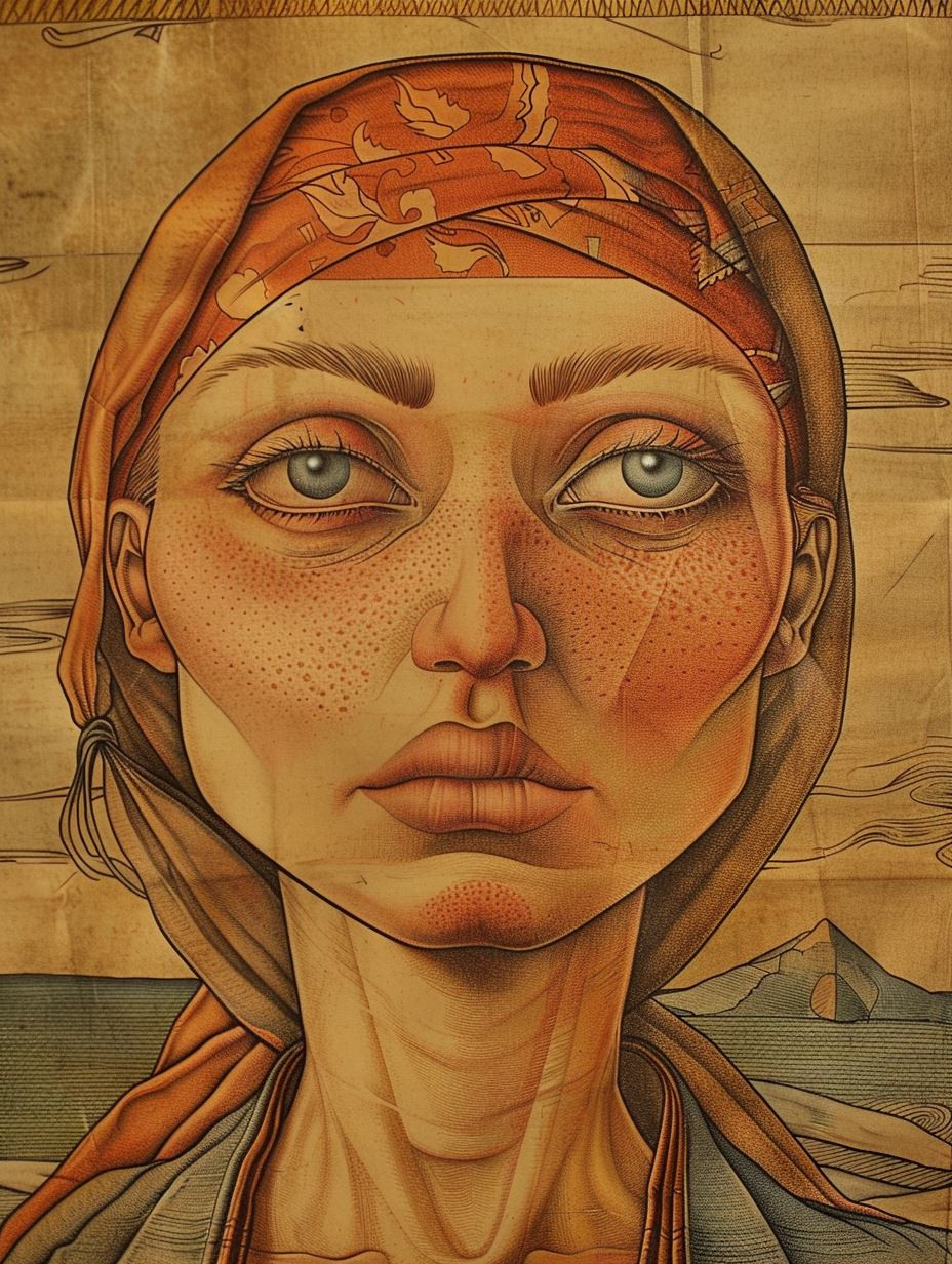 Vintage Cartographic Muse - Image 2