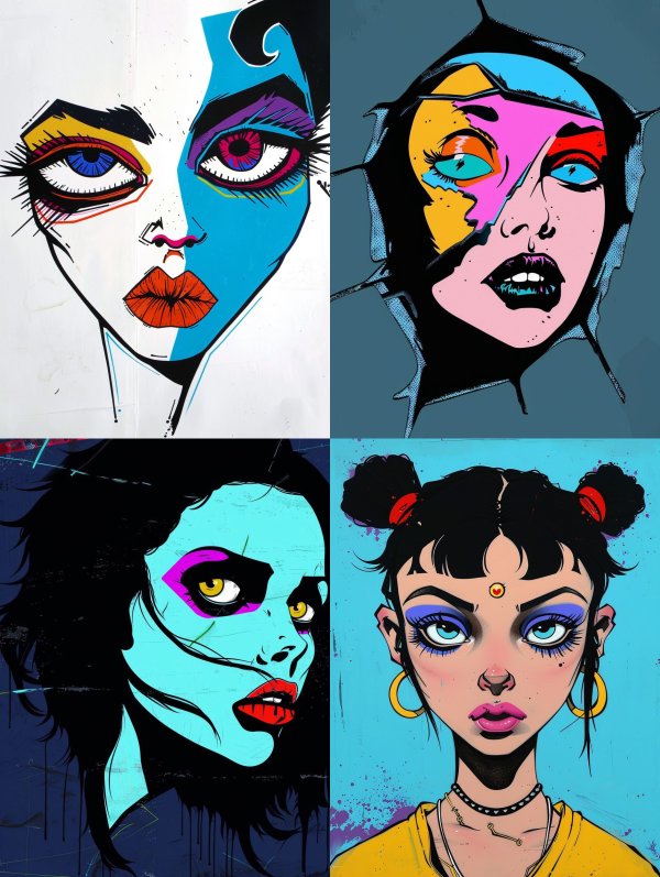 Vibrant Visions of Modern Pop Art