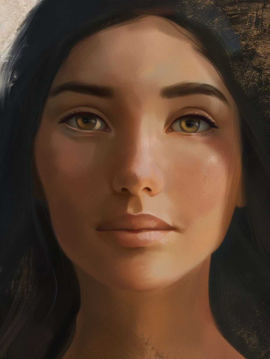 Ethereal Gazes: A Study of Digital Portraits - Image 1