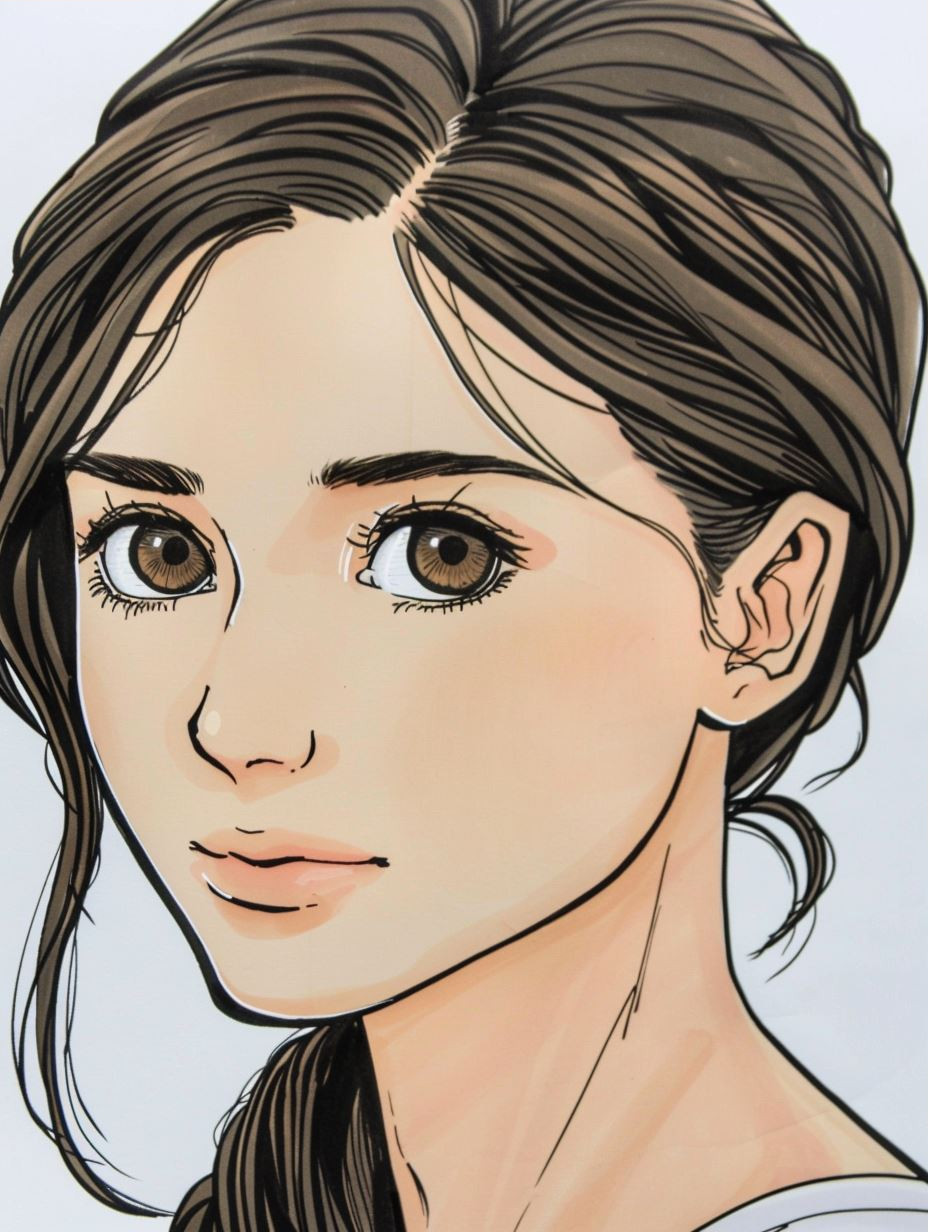 Modern Digital Manhwa Portrait - Image 3