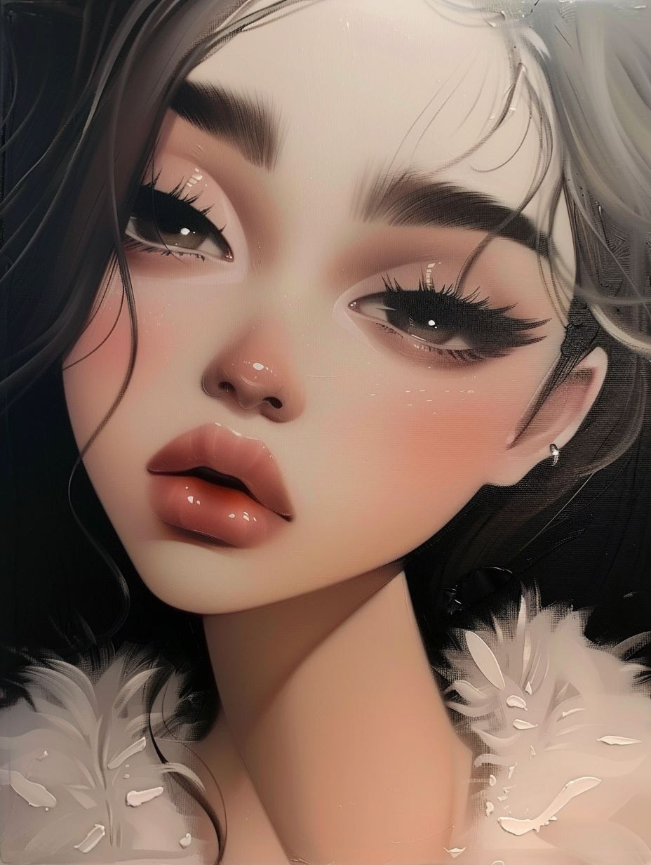 Ethereal Doll Portrait - Image 2