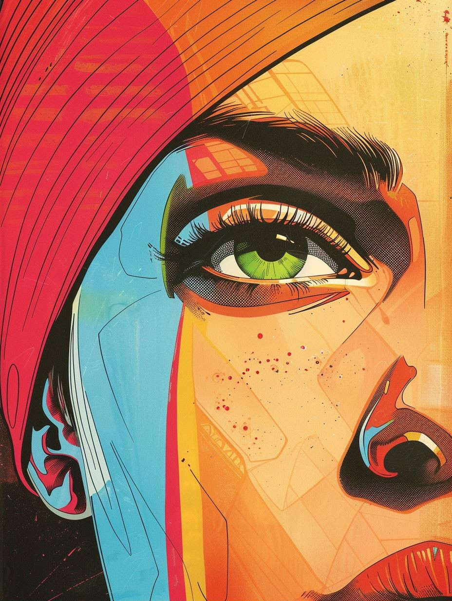 Vibrant Fragments of Modern Beauty - Image 1