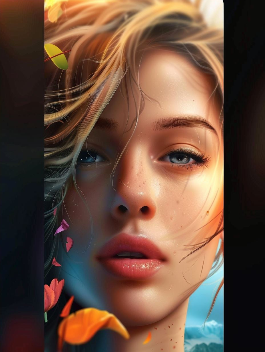 Ethereal Beauty: AI-Generated Portrait Collection - Image 4