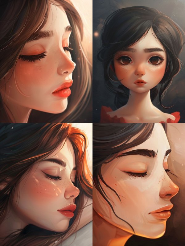 Dreamy Digital Portraits of Ethereal Women