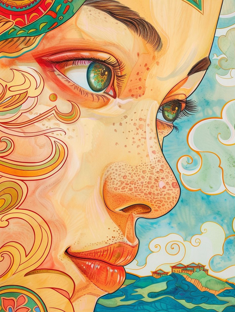 Vibrant Visions of Ethereal Beauty - Image 1