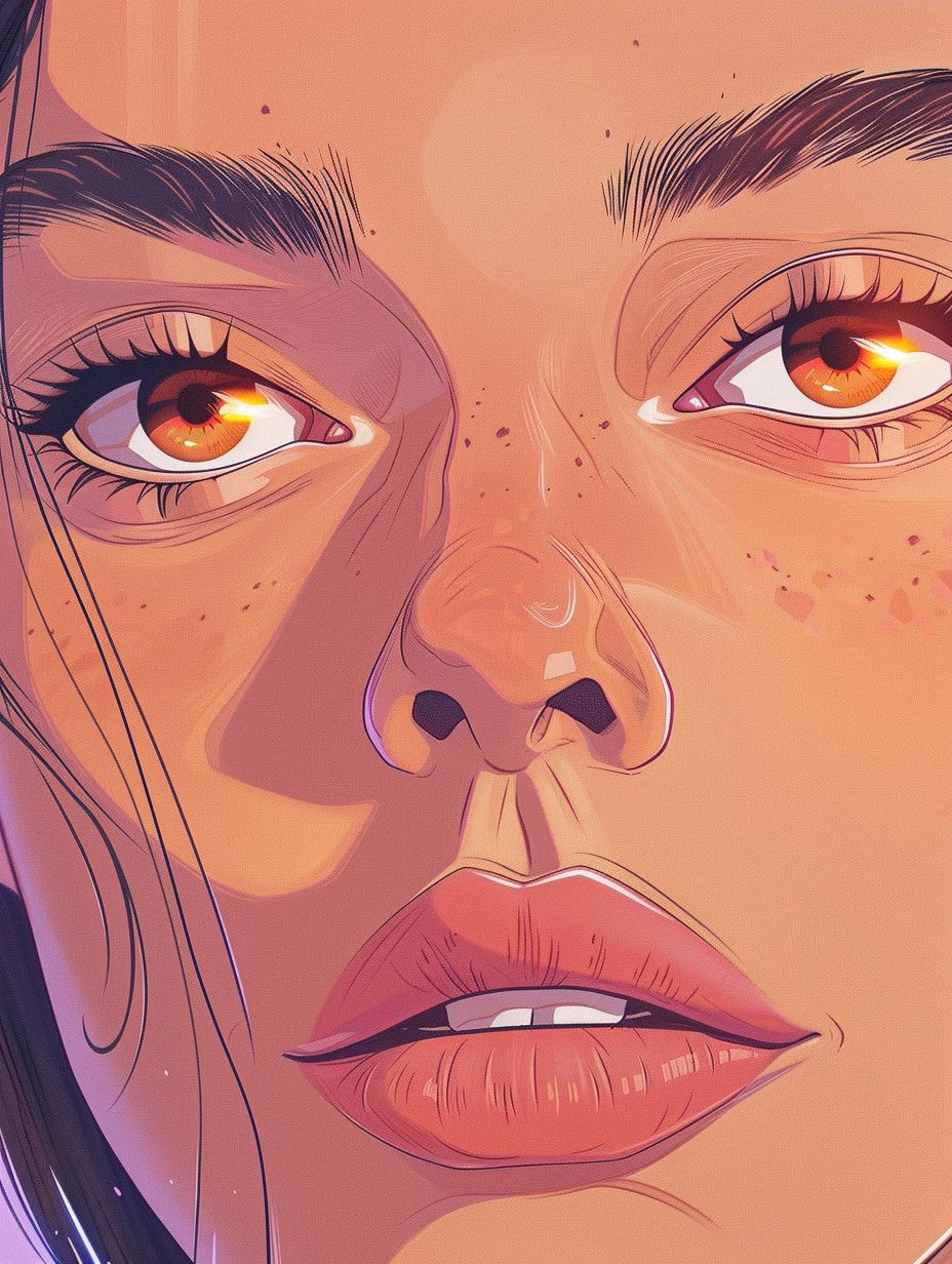 Cybernetic Visions: A Digital Portrait Study - Image 3