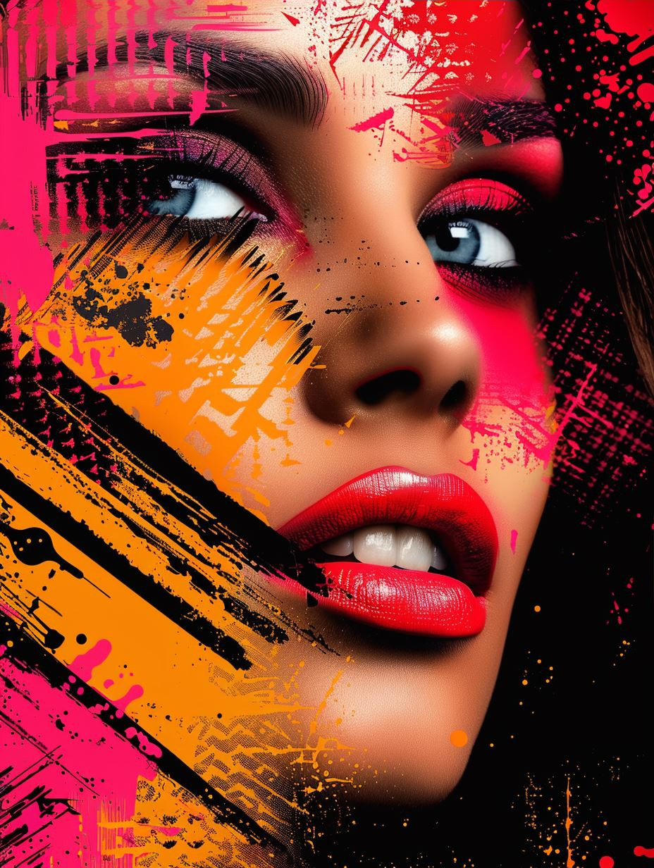 Neon Pop Art Portrait Fusion - Image 3