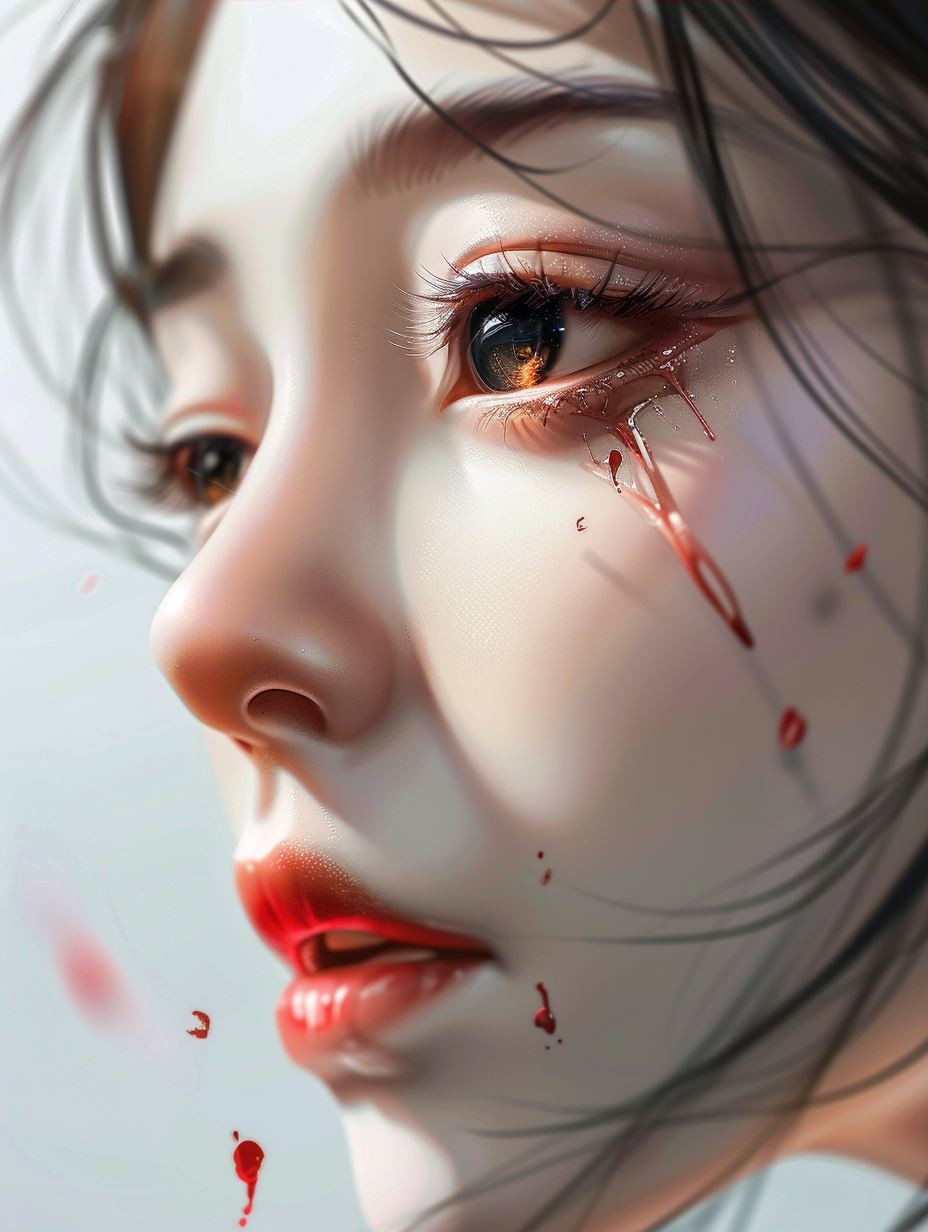 Ethereal Melancholy Digital Portraiture - Image 3