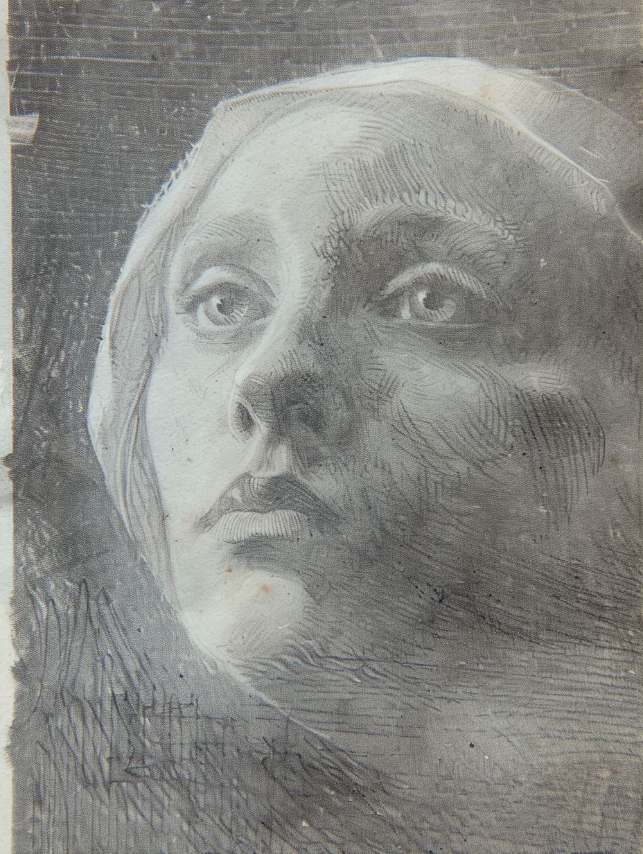 Ethereal Gazes in Graphite - Image 3