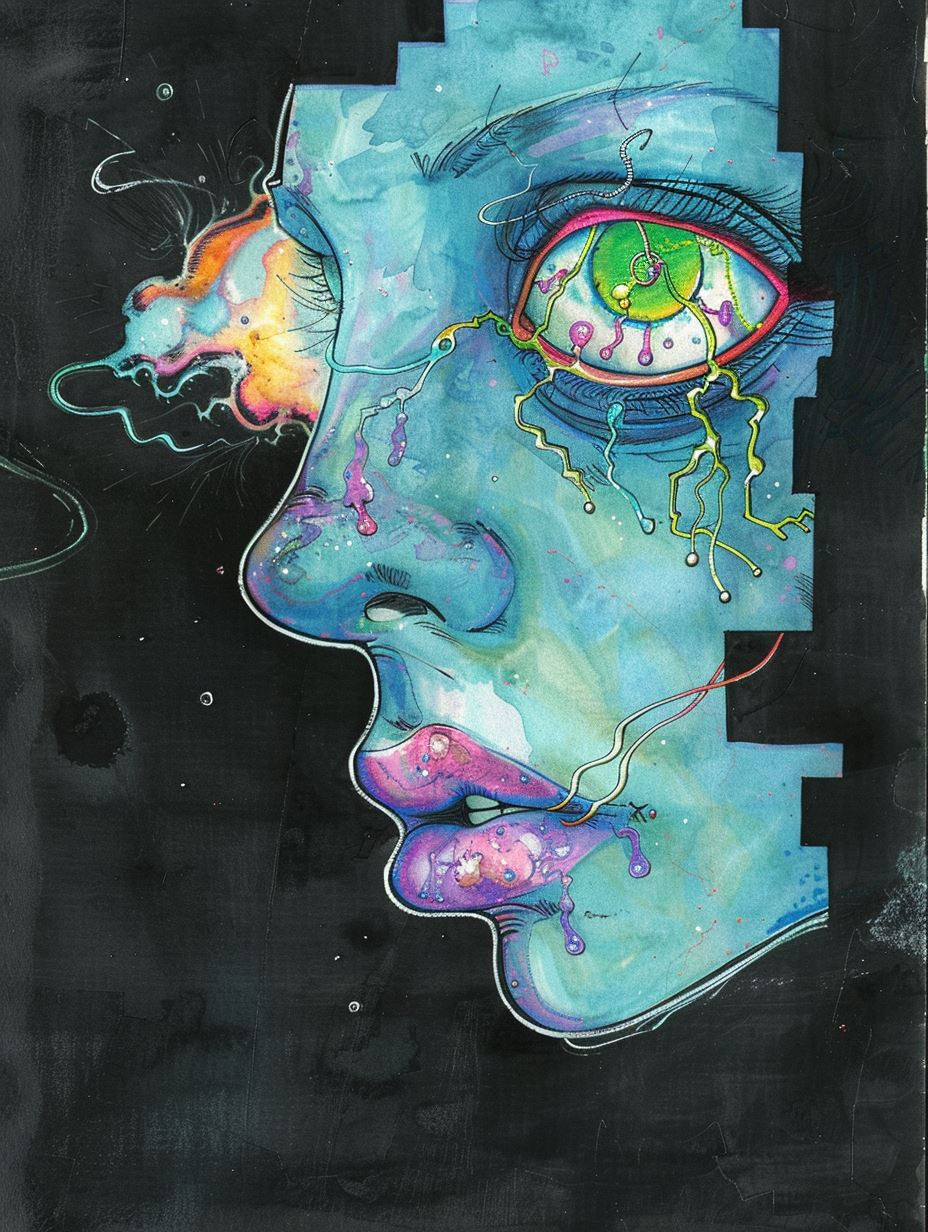 Fragmented Psychedelic Dream State