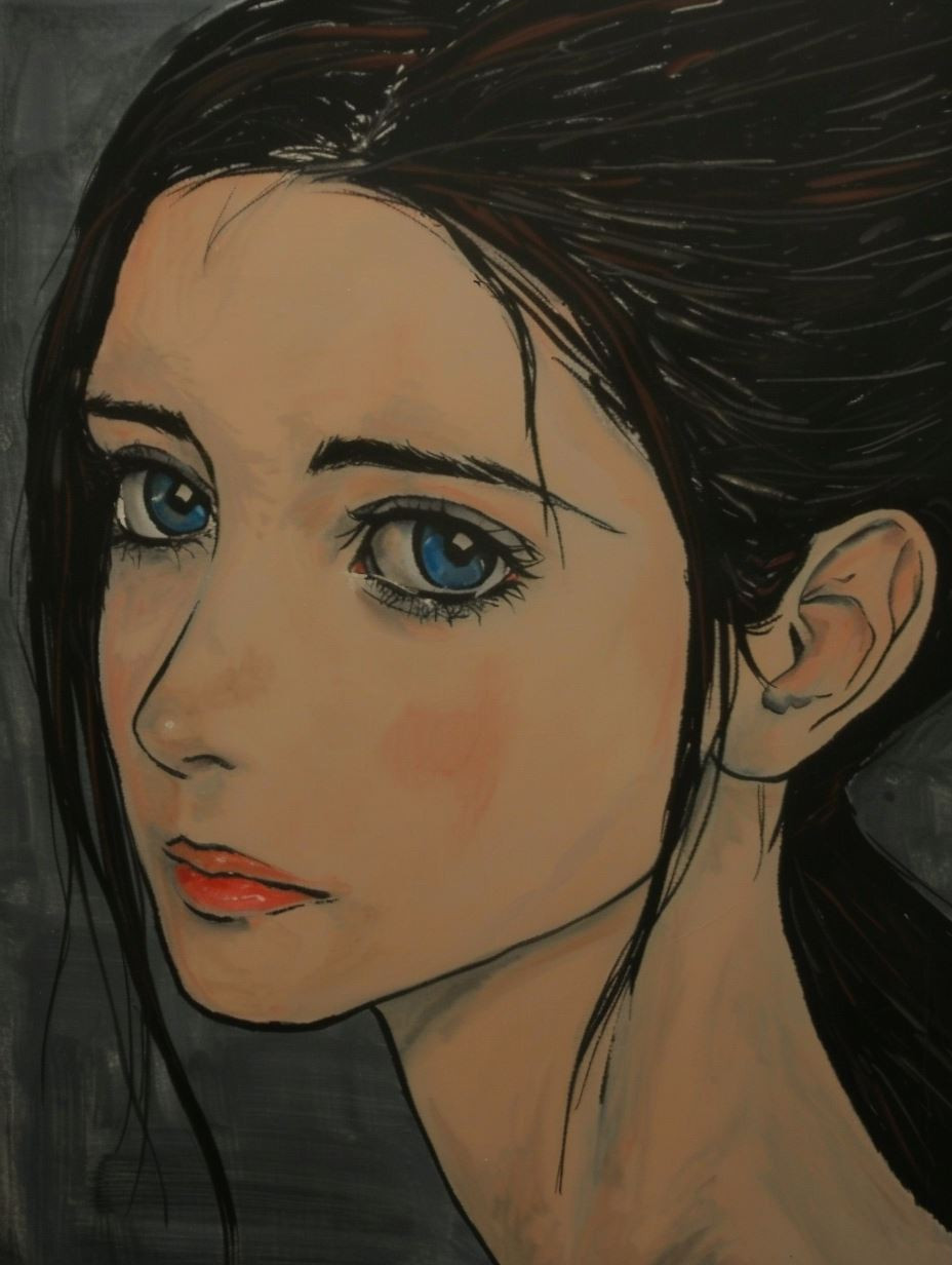 Anime Style Portrait Art Studies - Image 3