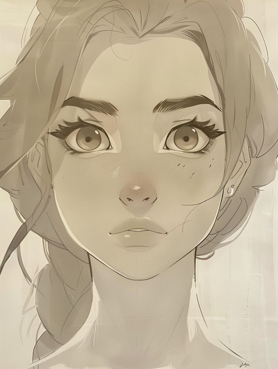 Ethereal Digital Painterly Portrait - Image 3