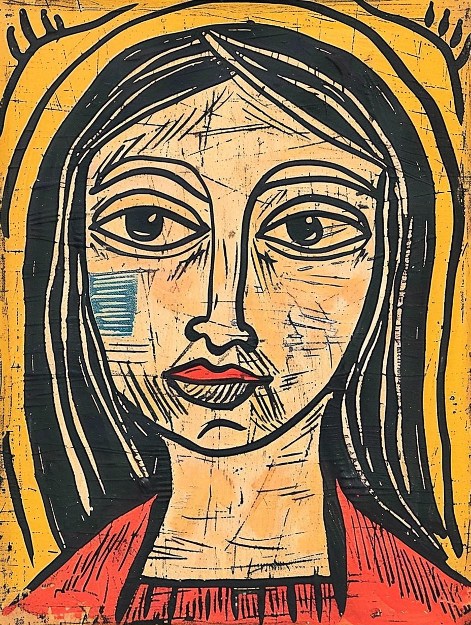 Abstract Expressionist Portrait Studies - Image 1