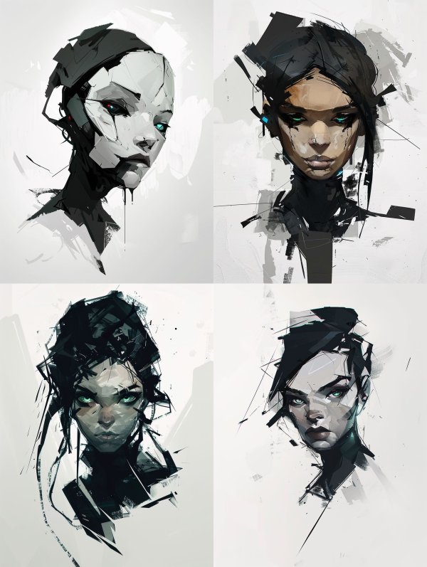 Cybernetic Visions: Digital Soul Portraits