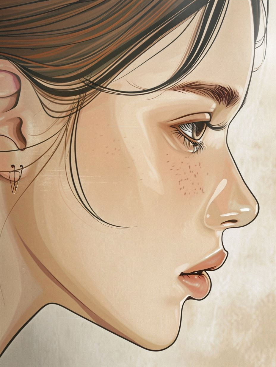 Ethereal Profiles in Digital Art - Image 3