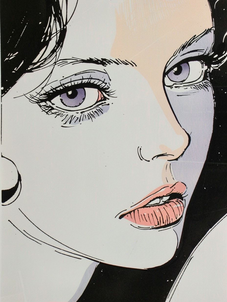 Moody Noir Manga Portrait - Image 2