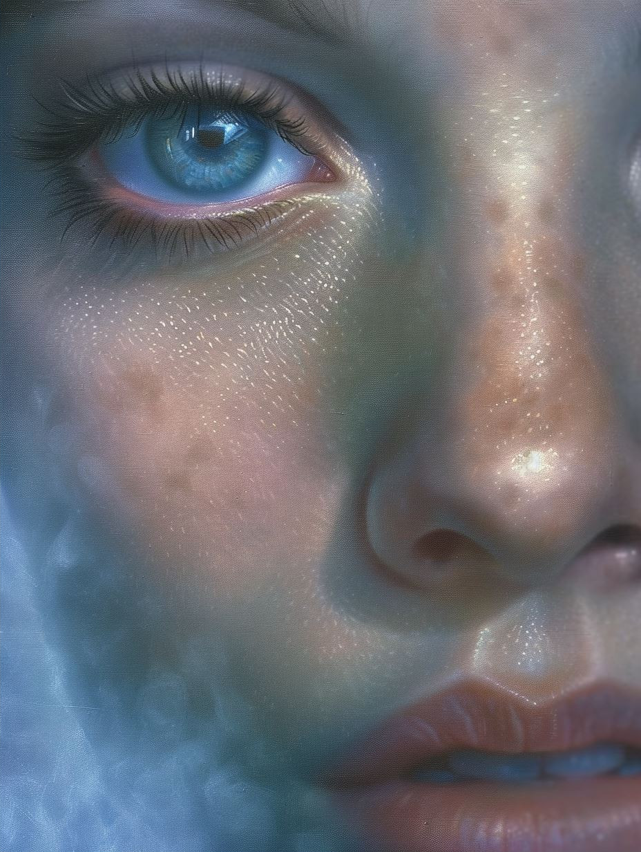 Ethereal Whispers of the Blue Mist - Image 2