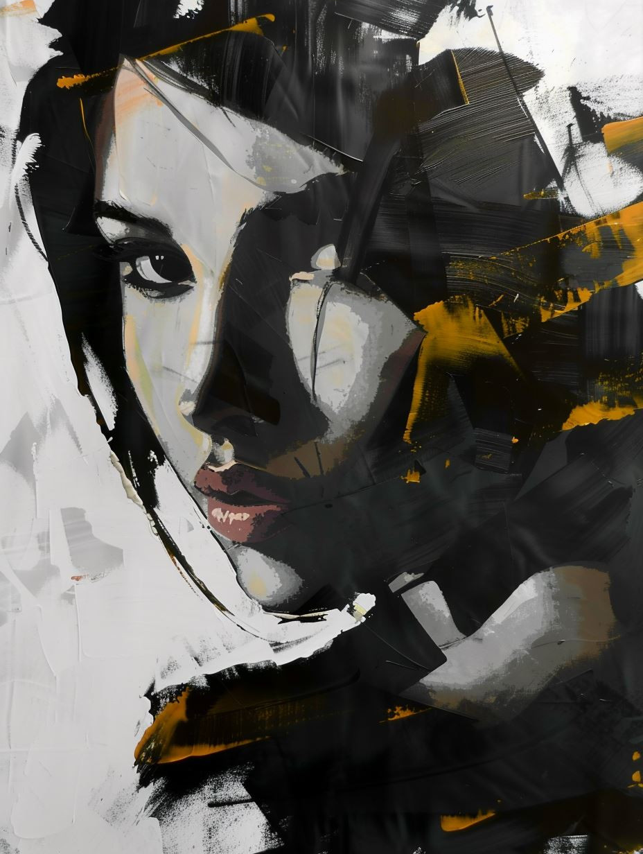 Shadows of Gold: Four Female Portraits - Image 4