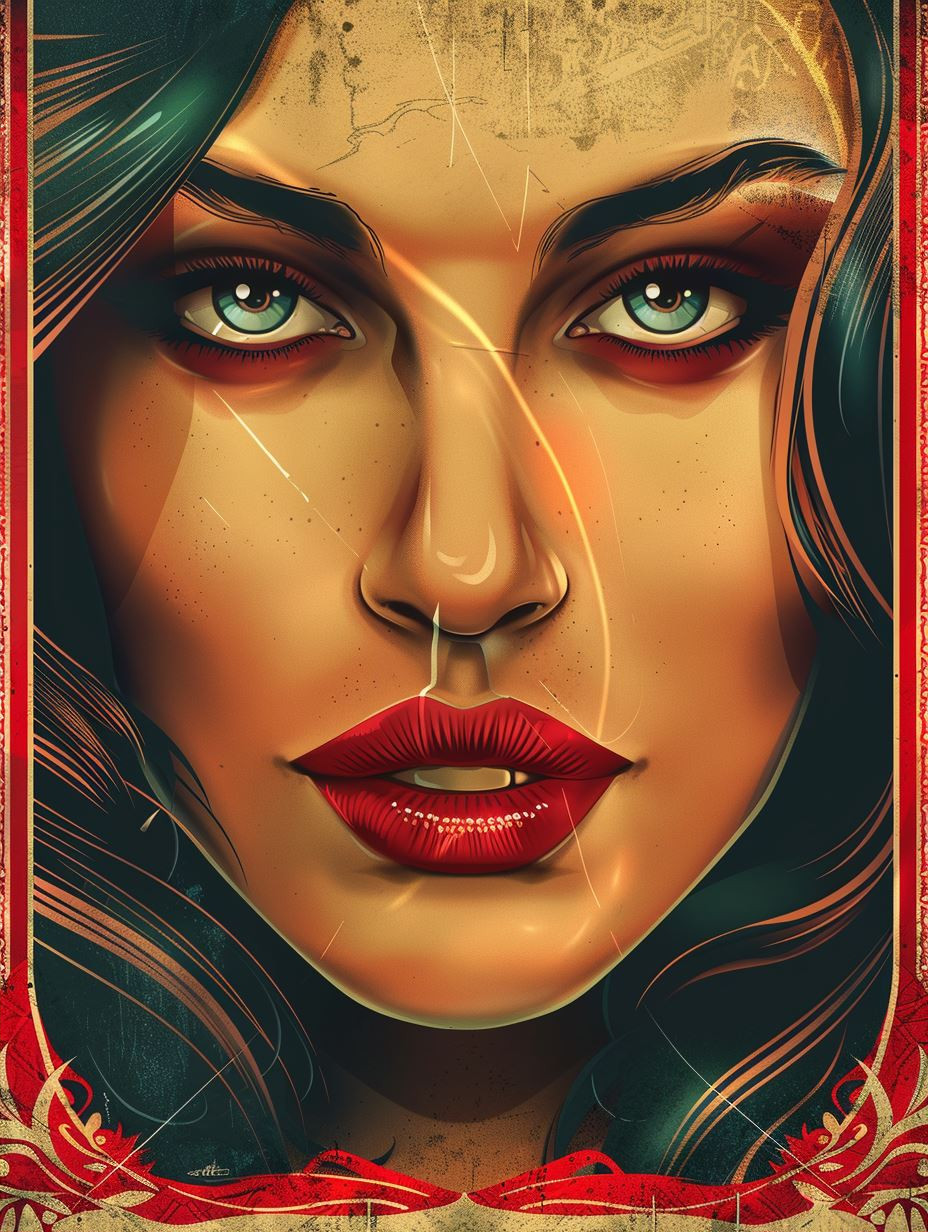 Vintage Glamour Digital Portrait Collection - Image 2