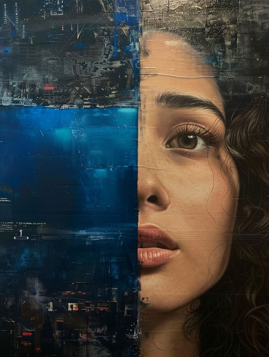 Fragmented Soul Digital Portraiture - Image 3