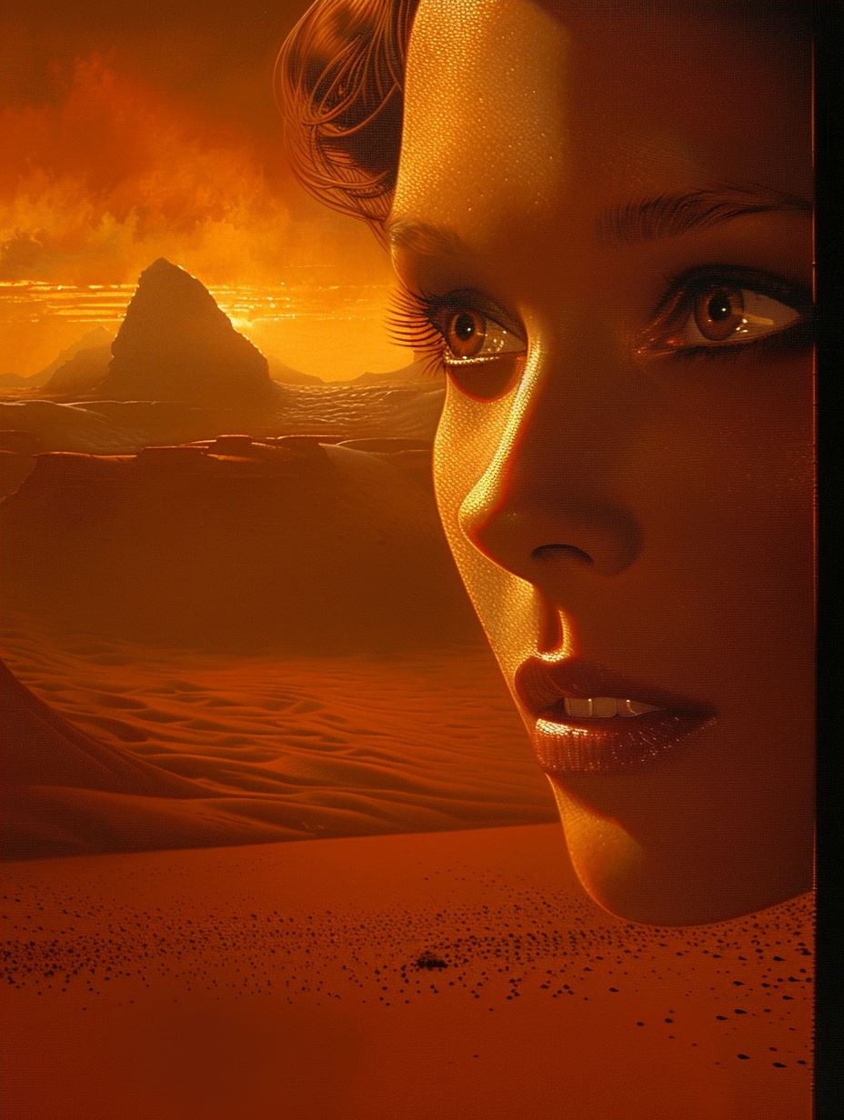 Golden Ethereal Goddess Portrait - Image 4