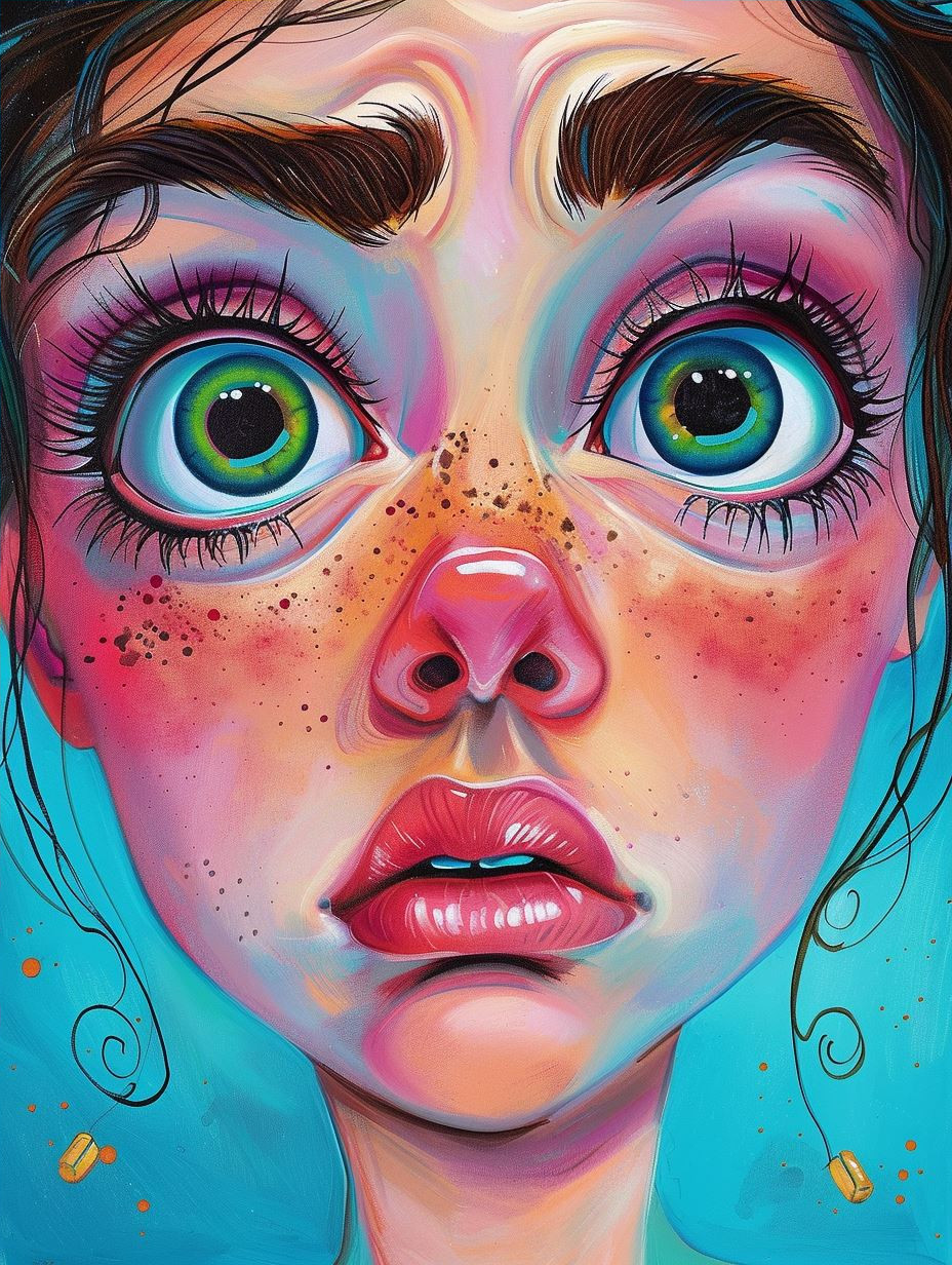 Whimsical Gaze of Pastel Dreams - Image 4