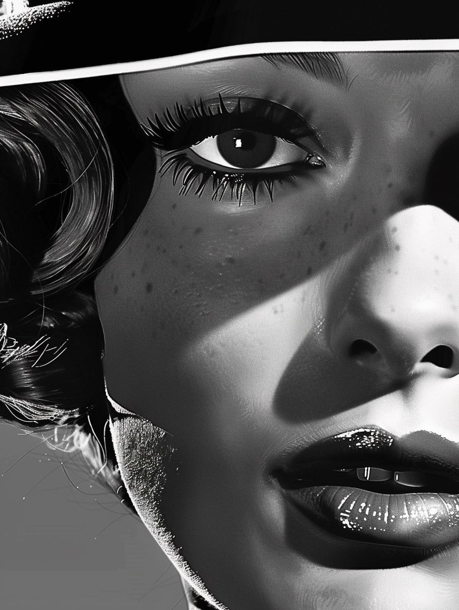 Fragmented Noir Beauty Portraits - Image 3