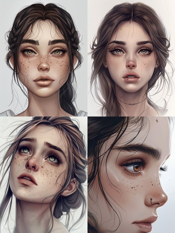 Ethereal Portraits of Freckled Beauty