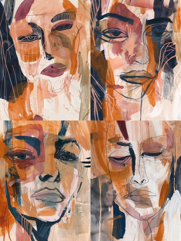Abstract Expressions of Human Emotion