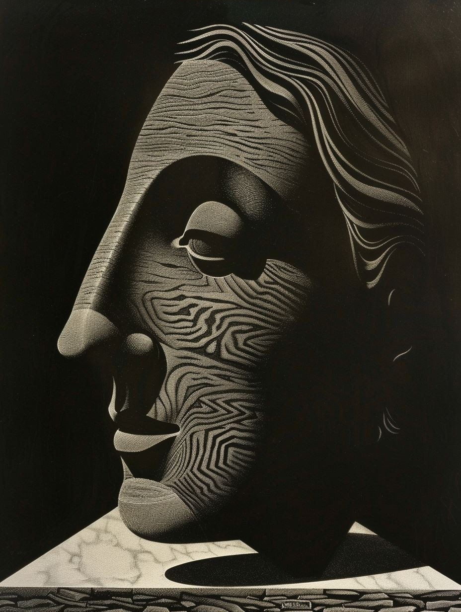 Ethereal Sculpted Shadows Portraiture - Image 3