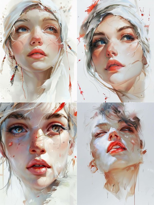 Ethereal Visions in Digital Paint
