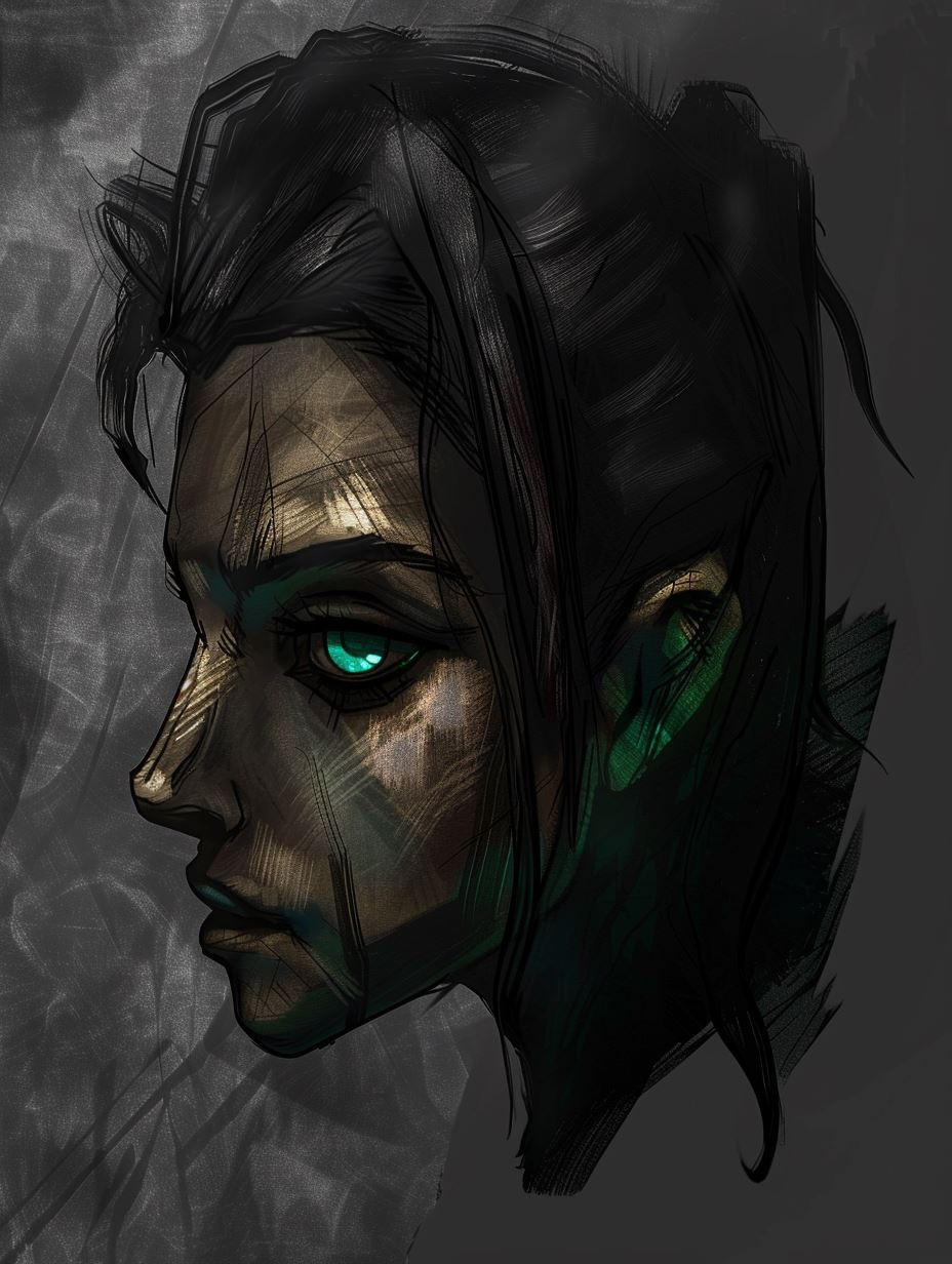 Dark Ethereal Character Concept Art - Image 1