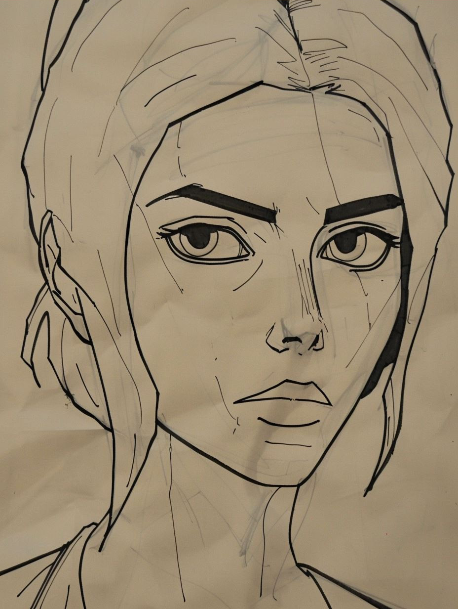 Stylized Character Portrait Sketches - Image 4