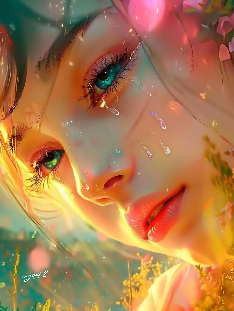 Ethereal Floral Dreamscape Portraits - Image 1