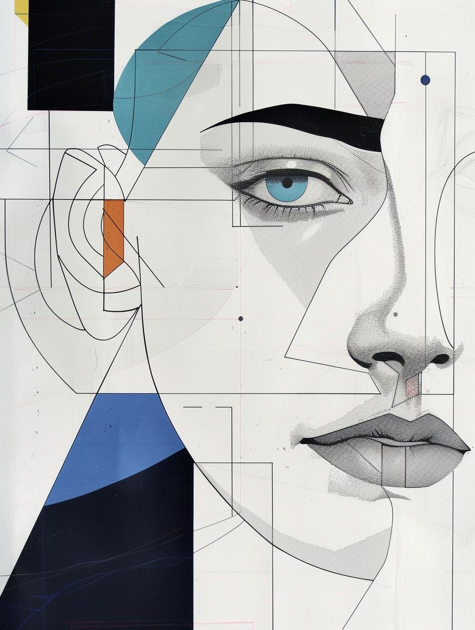 Geometric Visions of Feminine Beauty - Image 1