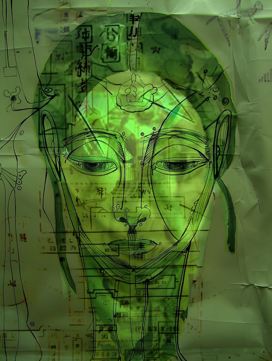 Neon Emerald Digital Soul - Image 2