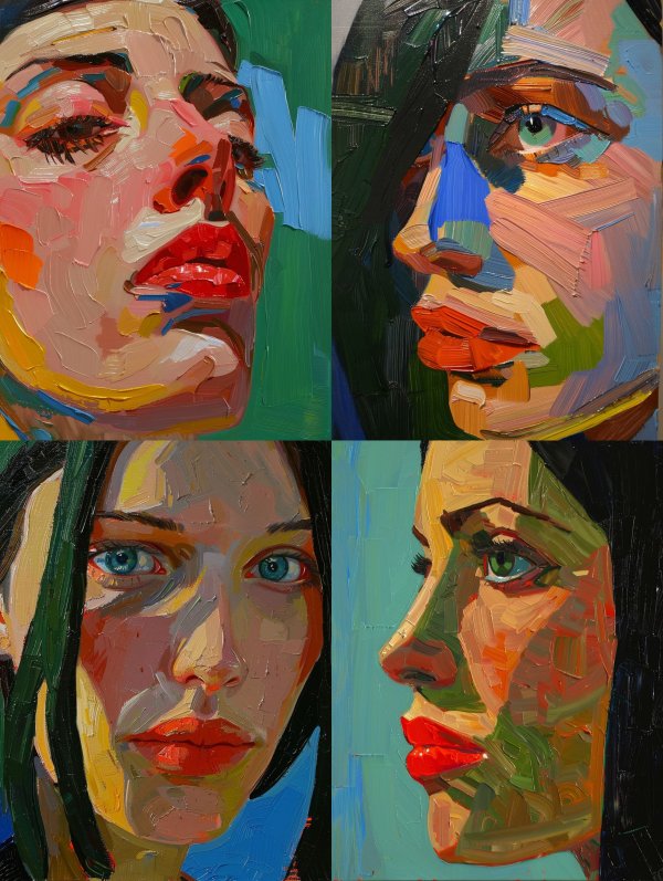 Prismatic Portraits of a Woman