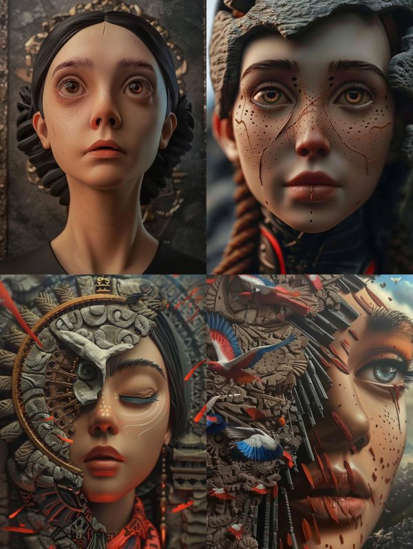Ethereal Portraits of Ancient Souls
