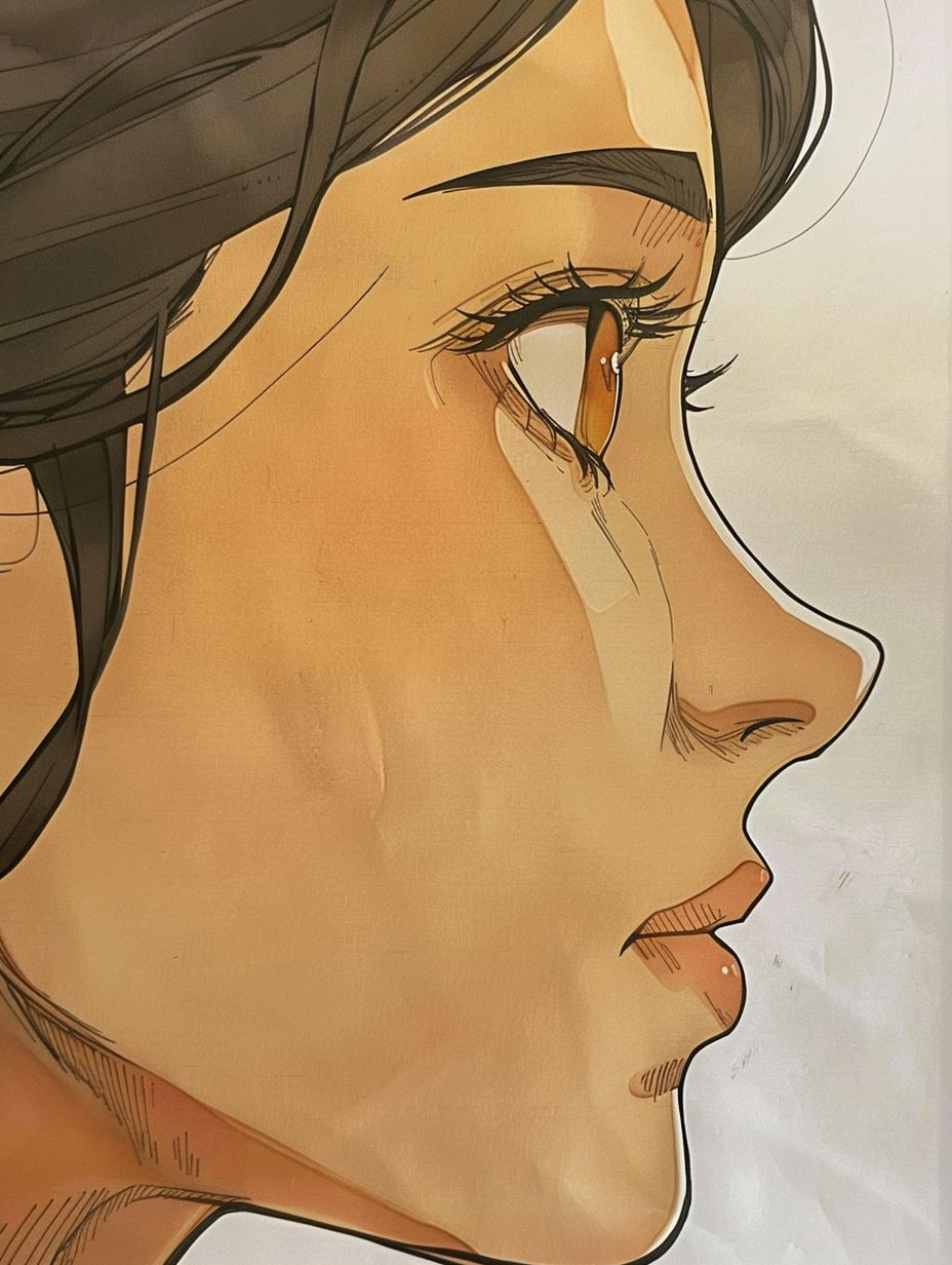 Warm Amber Gaze Portraits - Image 2