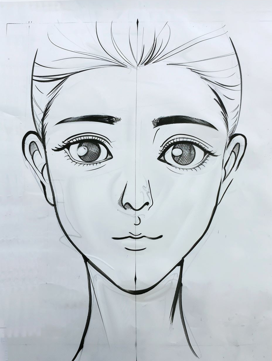 Ethereal Gazes: A Study in Digital Portraiture - Image 3