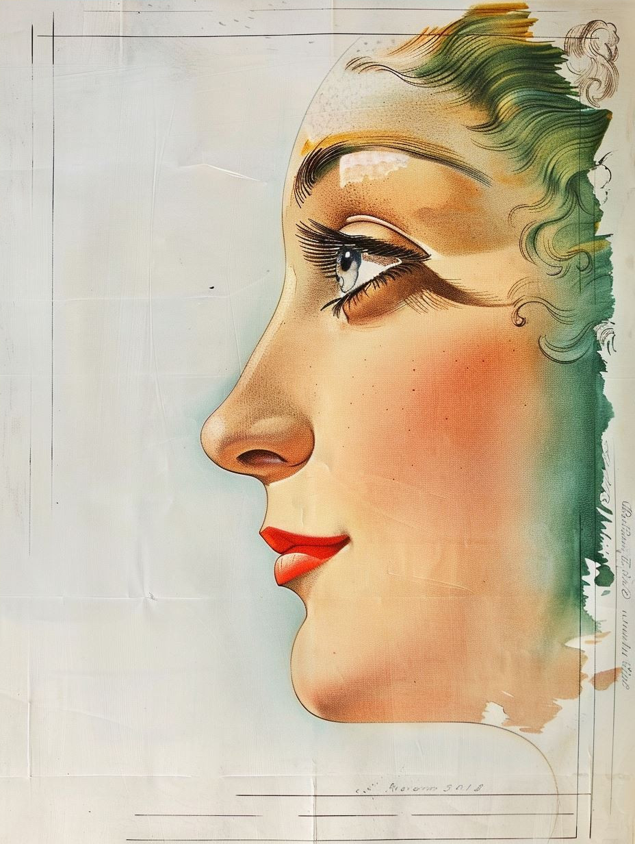 Vintage Glamour Portrait Art Collection - Image 4