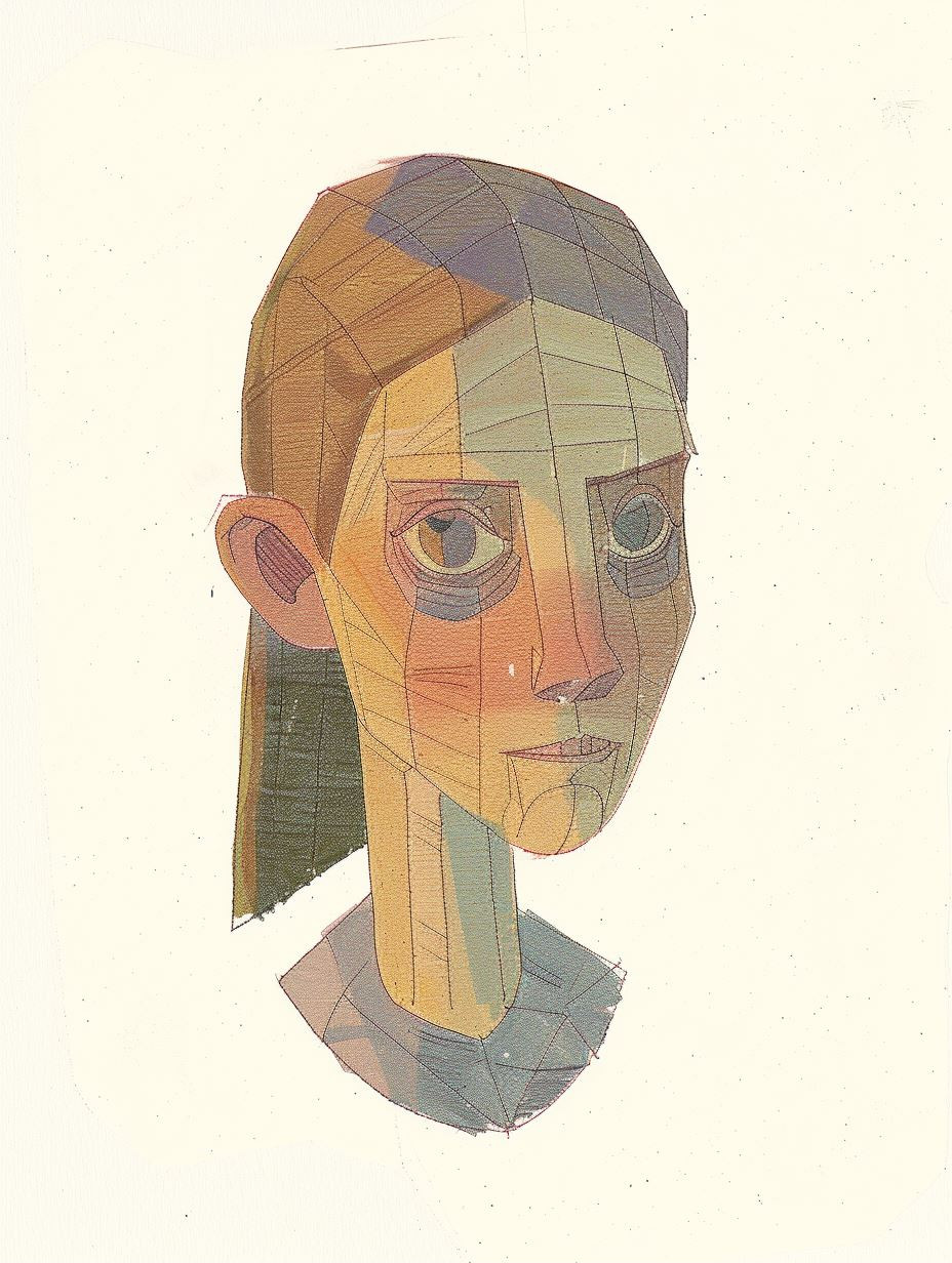 Geometric Prism Portrait Studies - Image 2