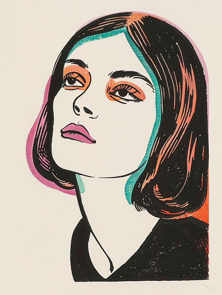 Vibrant Pop Art Portrait Series - Image 4