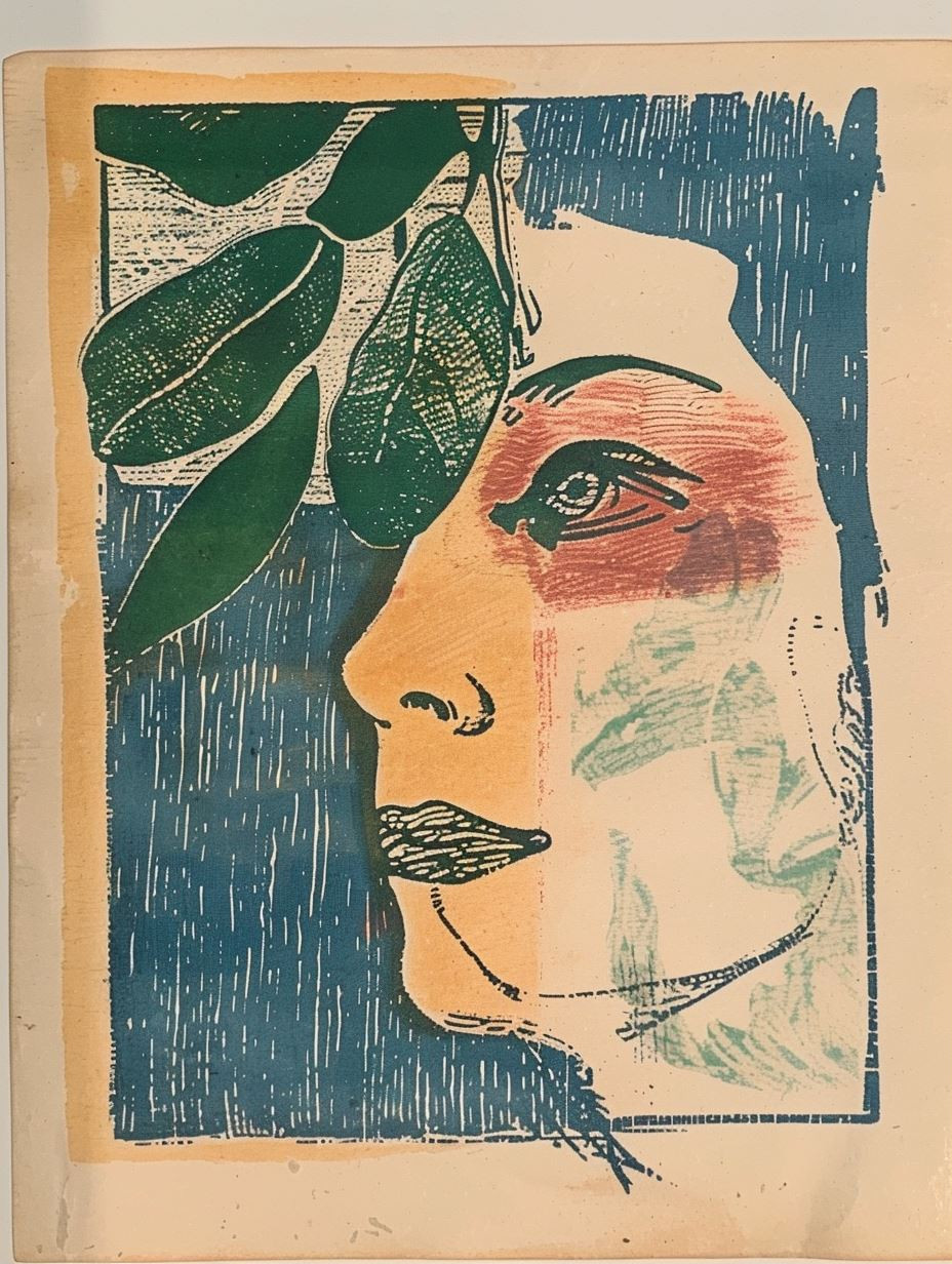 Abstract Portraits in Mixed Media - Image 1
