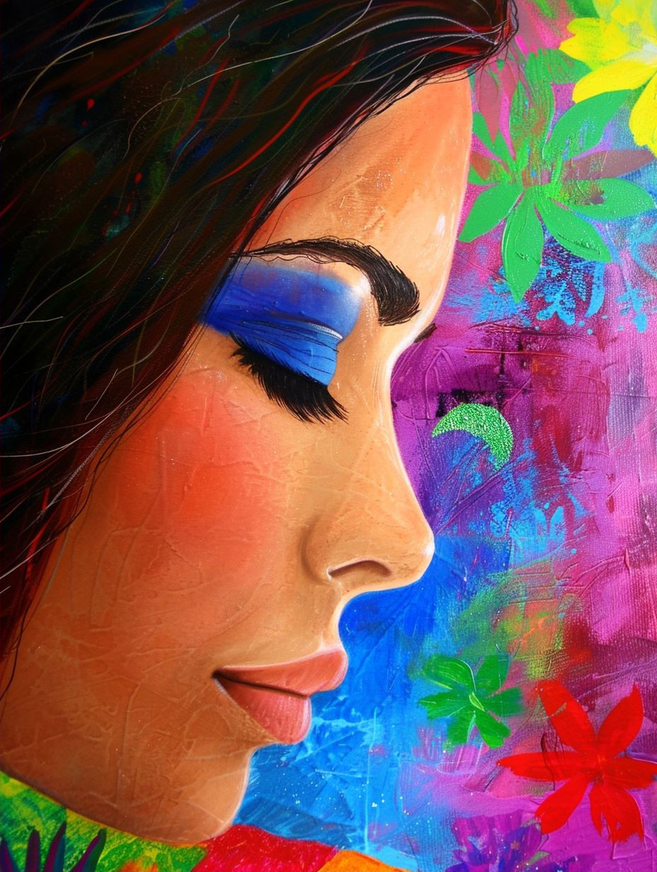 Vibrant Multidimensional Portrait Study - Image 2